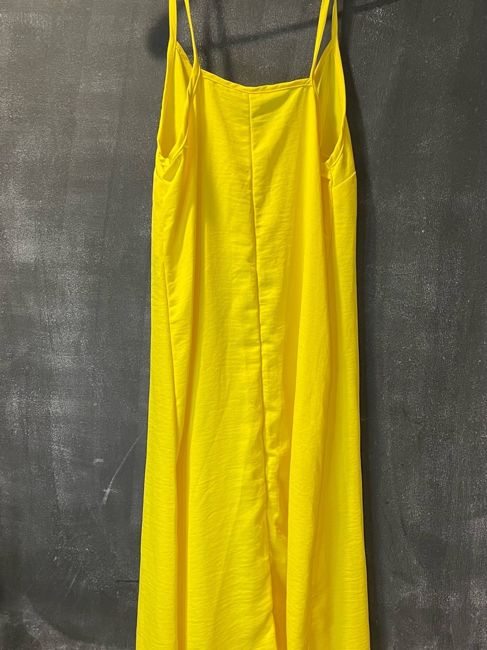 NWT See You Monday Yellow Maxi Slip Dress Medium Side Slits Summer Vacation - Picture 10 of 10